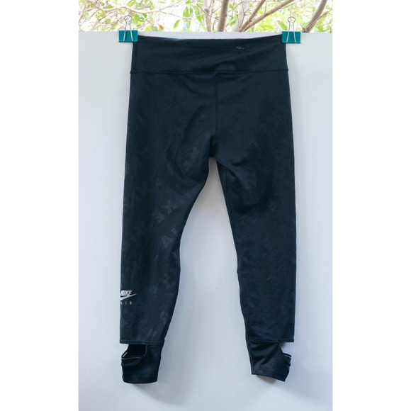 Nike Dry Air Women's 7/8 Tight Fit Running Tights  Black Size XL - Picture 6 of 8